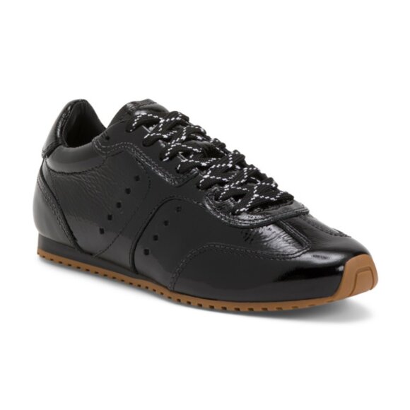 LARROUDE Handmade In Brazil Patent Leather Stella Sneakers - Picture 1 of 4
